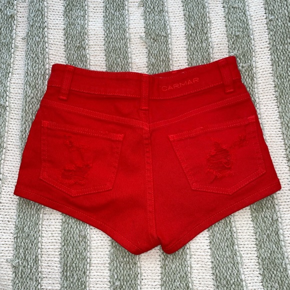 Carmar Red Shorts - Picture 2 of 2